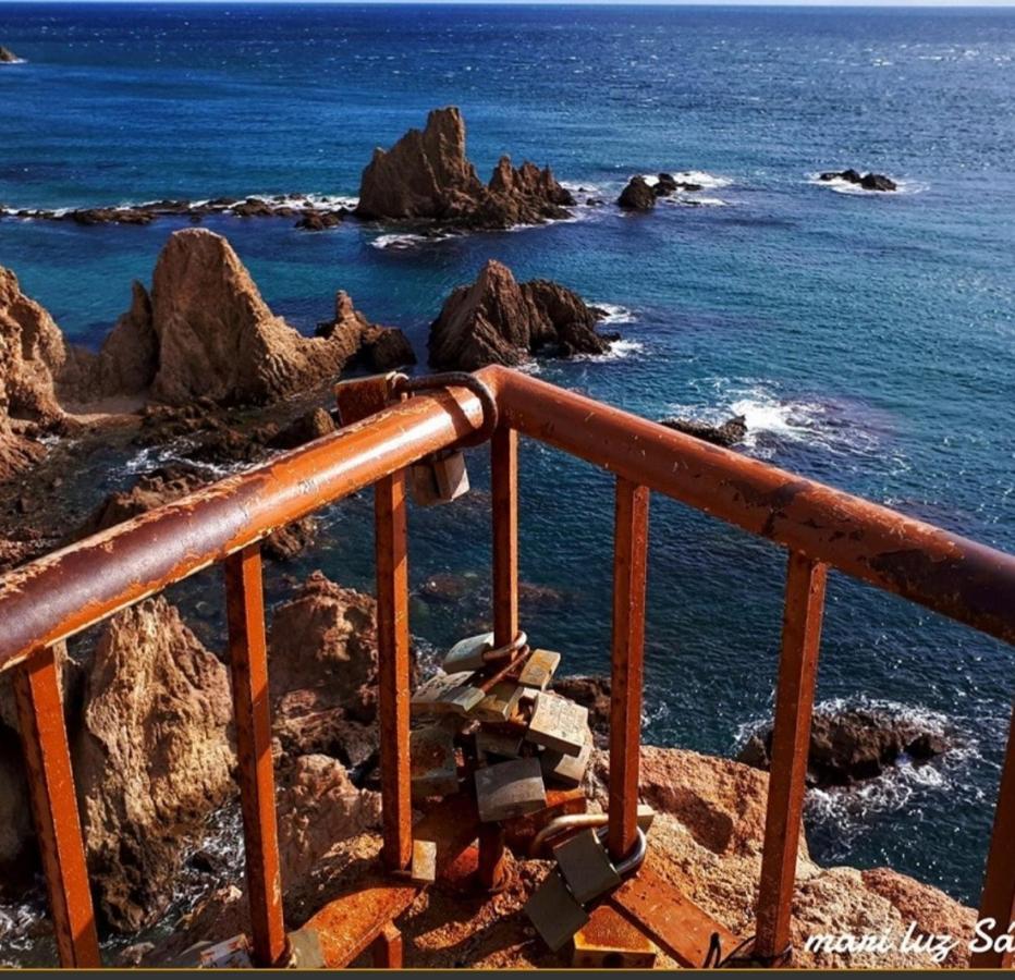 Villa Rocio, 1ª Linea Playa Y Parque Natural - Planta Baja Cabo De Gata Екстериор снимка